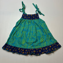 Load image into Gallery viewer, Girls Wardani Collection, handmade lightweight cotton summer dress, NEW, size 6 months, L: 36cm