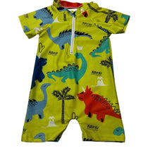 Load image into Gallery viewer, Boys all-in-one, rashie suit, dinosaurs, GUC, size 2,  