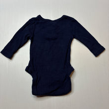 Load image into Gallery viewer, Unisex Dymples, navy cotton bodysuit / romper, EUC, size 0000,  