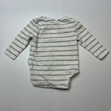 Load image into Gallery viewer, Unisex Bonds, striped stretchy bodysuit / romper, EUC, size 0000,  