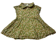 Load image into Gallery viewer, Girls Sunny Landscape, lightweight floral cotton dress, EUC, size 0-1, L: 39cm