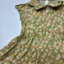 Load image into Gallery viewer, Girls Sunny Landscape, lightweight floral cotton dress, EUC, size 0-1, L: 39cm