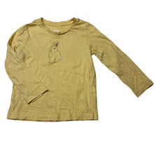 Load image into Gallery viewer, Unisex Brilliant Basics, cotton long sleeve tee / top, rabbit, GUC, size 2,  