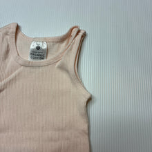 Load image into Gallery viewer, Girls Target, pink ribbed organic cotton singlet top, EUC, size 0000,  