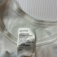 Load image into Gallery viewer, Unisex Anko, white cotton singlet top, EUC, size 0000,  
