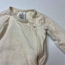 Load image into Gallery viewer, Unisex Target, stretchy organic cotton blend zip coverall / romper, EUC, size 0000,  