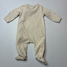 Load image into Gallery viewer, Unisex Target, stretchy organic cotton blend zip coverall / romper, EUC, size 0000,  