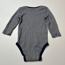 Load image into Gallery viewer, Unisex Carters, navy stripe cotton bodysuit / romper, FUC, size 00,  