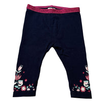 Load image into Gallery viewer, Girls Target, navy stretchy leggings / bottoms, EUC, size 000,  