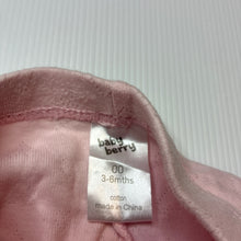 Load image into Gallery viewer, Girls Baby Berry, pointelle cotton footed leggings / bottoms, GUC, size 00,  