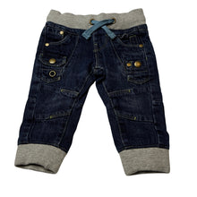Load image into Gallery viewer, Boys Lily &amp; Dan, lined denim pants, elasticated, EUC, size 0,  