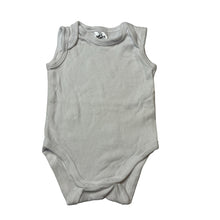 Load image into Gallery viewer, Unisex Baby Berry, white cotton singletsuit romper, GUC, size 000,  