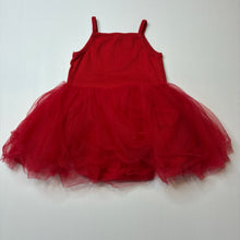 Load image into Gallery viewer, Girls Baby Baby, red tutu romper dress, EUC, size 1, L: 38cm