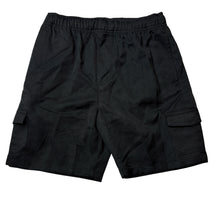 Load image into Gallery viewer, Boys Anko, dark grey school cargo shorts, elasticated, EUC, size 12,  