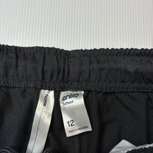 Load image into Gallery viewer, Boys Anko, dark grey school cargo shorts, elasticated, EUC, size 12,  