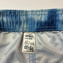 Load image into Gallery viewer, Boys Anko, lightweight board shorts, elasticated, FUC, size 12,  