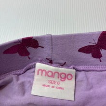 Load image into Gallery viewer, Girls Mango, lightweight stretchy skirt, elasticated, butterflies, EUC, size 6,  