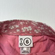 Load image into Gallery viewer, Girls KID, floral cotton skirt, built-in shorts, elasticated, GUC, size 6,  