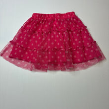 Load image into Gallery viewer, Girls lined, tulle skirt, elasticated, GUC, size 5,  