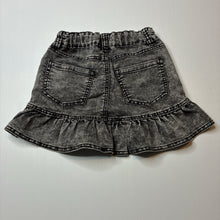 Load image into Gallery viewer, Girls Charlie &amp; Me, stretch denim skirt, adjustable, L: 26.5cm, GUC, size 8,  