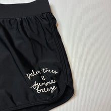 Load image into Gallery viewer, Girls Anko, black swim shorts, elasticated, EUC, size 12,  