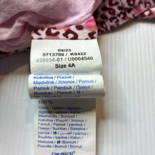 Load image into Gallery viewer, Girls Okaidi, cotton lined animal print skirt, elasticated, EUC, size 4,  