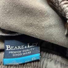 Load image into Gallery viewer, Boys BEARE &amp; LEY, grey school shorts, elasticated, GUC, size 6,  
