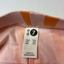 Load image into Gallery viewer, Girls KID, striped stretchy bike shorts, EUC, size 7,  