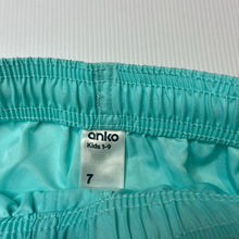 Load image into Gallery viewer, Boys Anko, lightweight board shorts, elasticated, EUC, size 7,  