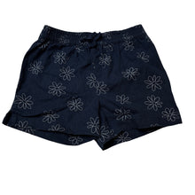 Load image into Gallery viewer, Girls Target, navy floral cotton shorts, elasticated, GUC, size 3,  