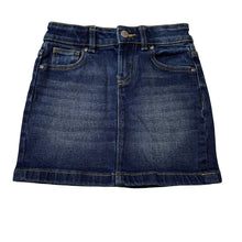 Load image into Gallery viewer, Girls Target, blue stretch denim skirt, adjustable, EUC, size 5,  