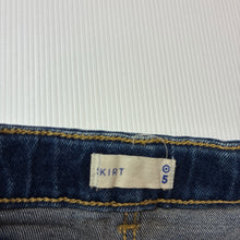Load image into Gallery viewer, Girls Target, blue stretch denim skirt, adjustable, EUC, size 5,  