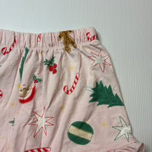 Load image into Gallery viewer, Girls Cotton On, soft feel stretchy Christmas pyjama shorts, EUC, size 6,  