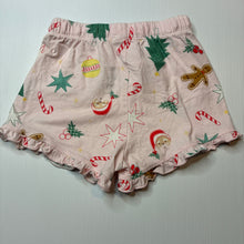Load image into Gallery viewer, Girls Cotton On, soft feel stretchy Christmas pyjama shorts, EUC, size 6,  