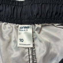 Load image into Gallery viewer, Boys Anko, lightweight board shorts, elasticated, GUC, size 10,  