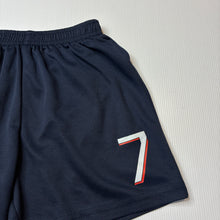 Load image into Gallery viewer, Unisex navy, sports / activewear shorts, elasticated, GUC, size 6-7,  