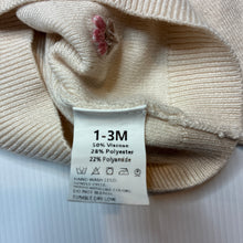Load image into Gallery viewer, Girls embroidered, soft feel stretchy cardigan, EUC, size 000,  