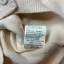 Load image into Gallery viewer, Girls embroidered, soft feel stretchy cardigan, EUC, size 000,  