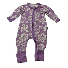 Load image into Gallery viewer, Girls Bonds, floral zip wondersuit / zippy / romper, GUC, size 0000,  