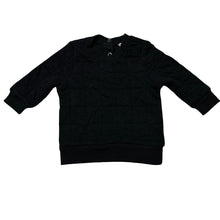 Load image into Gallery viewer, Unisex Cotton On, black quilted sweater / jumper, EUC, size 000,  
