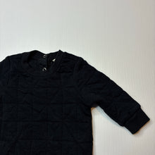 Load image into Gallery viewer, Unisex Cotton On, black quilted sweater / jumper, EUC, size 000,  