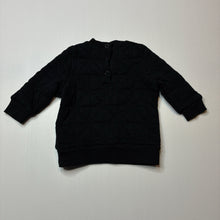 Load image into Gallery viewer, Unisex Cotton On, black quilted sweater / jumper, EUC, size 000,  