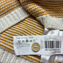 Load image into Gallery viewer, Girls BOUT'CHOU, embroidered knitted cotton cardigan, GUC, size 0,  