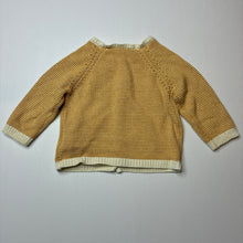 Load image into Gallery viewer, Girls BOUT'CHOU, embroidered knitted cotton cardigan, GUC, size 0,  