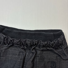 Load image into Gallery viewer, Boys Mothercare, lightweight stretch corduroy pants, elasticated, GUC, size 0,  