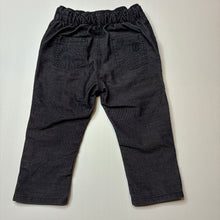 Load image into Gallery viewer, Boys Mothercare, lightweight stretch corduroy pants, elasticated, GUC, size 0,  