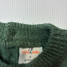 Load image into Gallery viewer, Unisex Jack &amp; Milly, stretchy knit sweater / jumper, koala, pilling, FUC, size 0,  