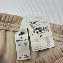 Load image into Gallery viewer, Unisex Dymples, fleece lined cargo track pants, elasticated, NEW, size 1,  