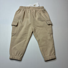 Load image into Gallery viewer, Unisex Dymples, fleece lined cargo track pants, elasticated, NEW, size 1,  