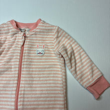 Load image into Gallery viewer, Girls Kids &amp; Co, terry zip coverall / romper, EUC, size 00,  